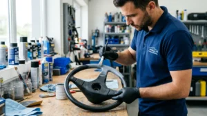comment restaurer un volant de voiture