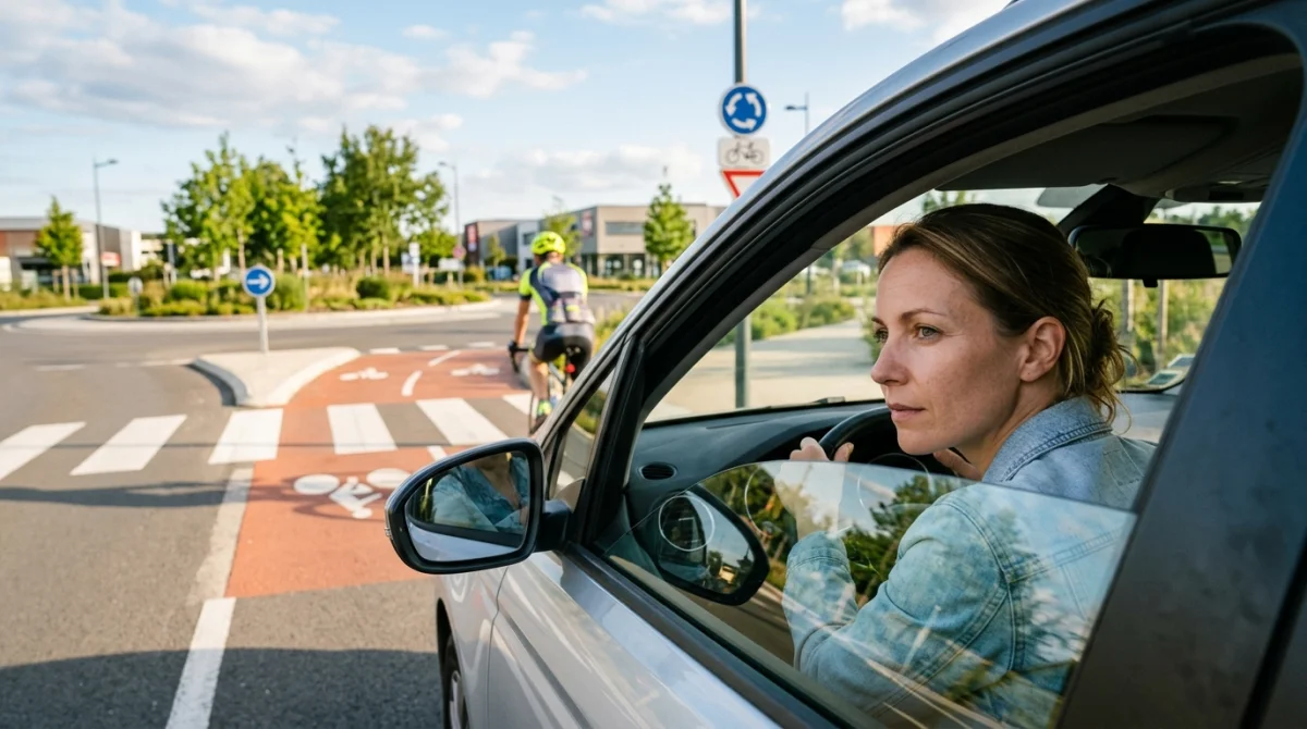 comment prendre un rond point en voiture