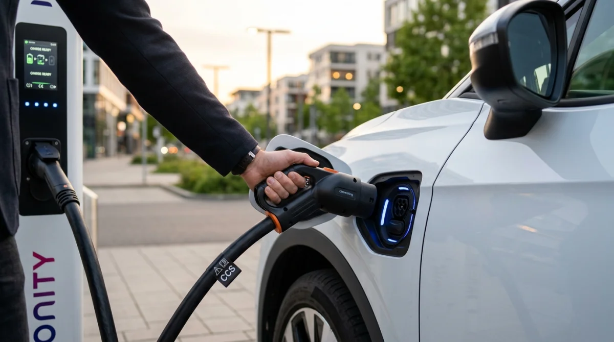 comment recharger une voiture électrique à une borne