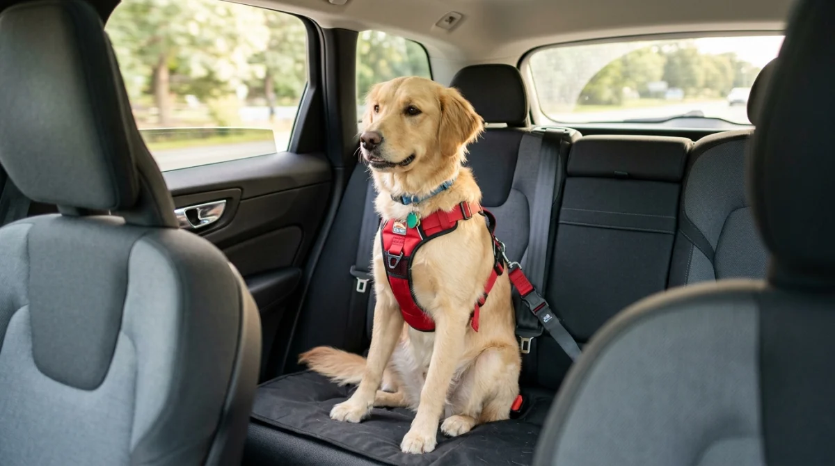 comment attacher son chien en voiture